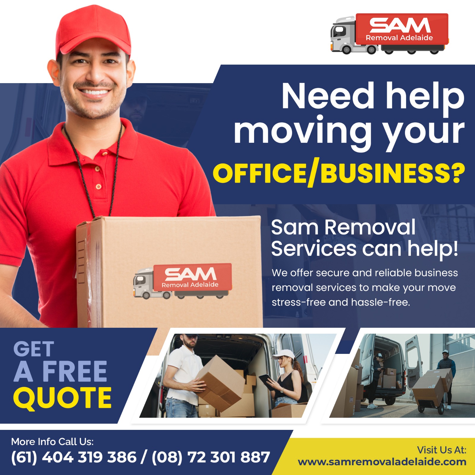 Office Removals: Moving Offices with Ease with Sam Removals Adelaide